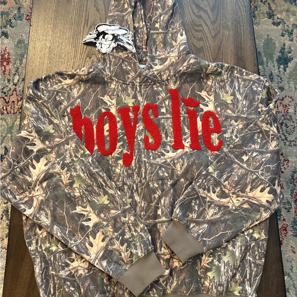 Boys Lie SET, Manhunt Kimmy Reverse Pants & Hoodie, NWT, Medium - Picture 3 of 12